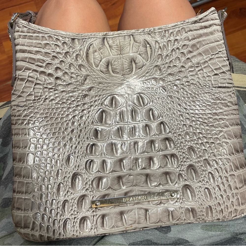 Brahmin Katie Crossbody Melbourne Gray